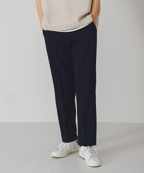 URBAN RESEARCH DOORS(アーバンリサーチドアーズ)の「ドライパナマ ストレートトラウザー(その他パンツ・メンズ・グレー/グリーン/ネイビー・SMALL/MEDIUM/LARGE)」の8枚目の写真