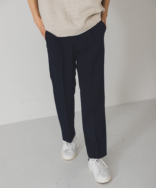 URBAN RESEARCH DOORS(アーバンリサーチドアーズ)の「ドライパナマ ストレートトラウザー(その他パンツ・メンズ・グレー/グリーン/ネイビー・SMALL/MEDIUM/LARGE)」の17枚目の写真