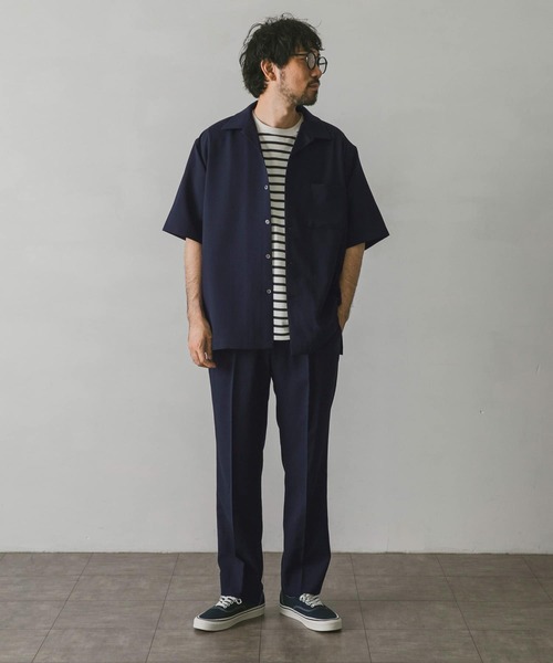 URBAN RESEARCH DOORS(アーバンリサーチドアーズ)の「ドライパナマ ストレートトラウザー(その他パンツ・メンズ・グレー/グリーン/ネイビー・SMALL/MEDIUM/LARGE)」の18枚目の写真