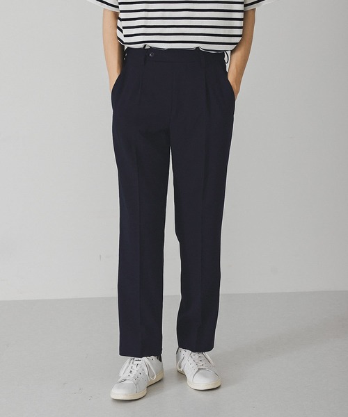 URBAN RESEARCH DOORS(アーバンリサーチドアーズ)の「ドライパナマ ストレートトラウザー(その他パンツ・メンズ・グレー/グリーン/ネイビー・SMALL/MEDIUM/LARGE)」の10枚目の写真