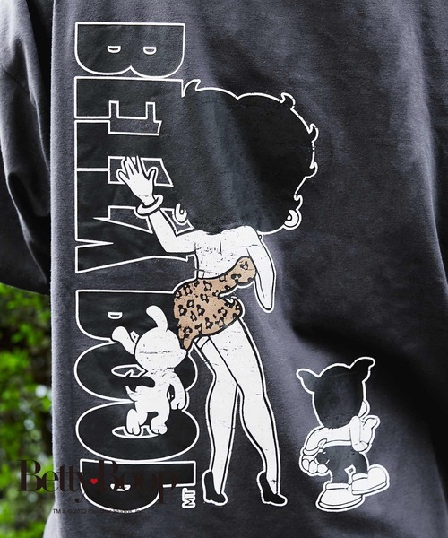 babyShoop（ベイビーシュープ）の「レオパード柄BETTY BOOP半袖TOPS【BP】（Tシャツ/カットソー・レディース・ホワイト/グレー/ベージュ・FREE）」の19枚目の写真