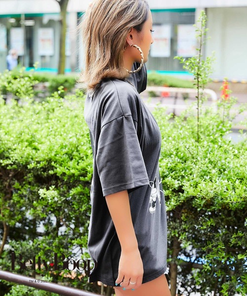 babyShoop（ベイビーシュープ）の「レオパード柄BETTY BOOP半袖TOPS【BP】（Tシャツ/カットソー・レディース・ホワイト/グレー/ベージュ・FREE）」の13枚目の写真