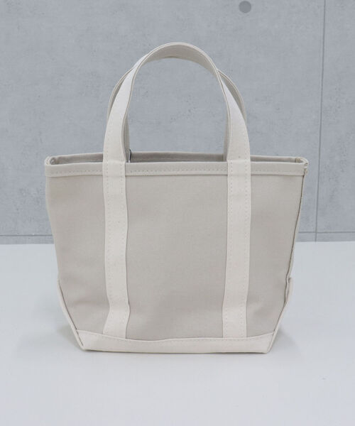 ORCIVAL（オーシバル）の「【ORCIVAL/オーシバル】CANVAS TOTE S　コンビキャンバストートバッグS（トートバッグ・レディース・ブラウン/アイボリー/グレイッシュベージュ・FREE）」の4枚目の写真
