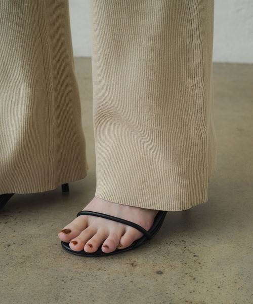 LOUNGEDRESS(ラウンジドレス)の「ニットフレアパンツ(その他パンツ・レディース・ブラック/ベージュ・FREE)」の20枚目の写真