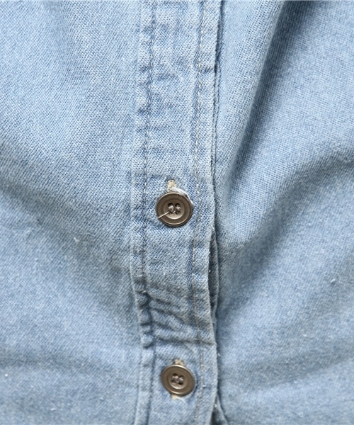 INGNI（イング）の「【6/19ヒルナンデスご紹介商品】装飾付デニム/シャツ-2015SS-（シャツ/ブラウス・レディース・ブルー/ブルー系その他・MEDIUM）」の10枚目の写真