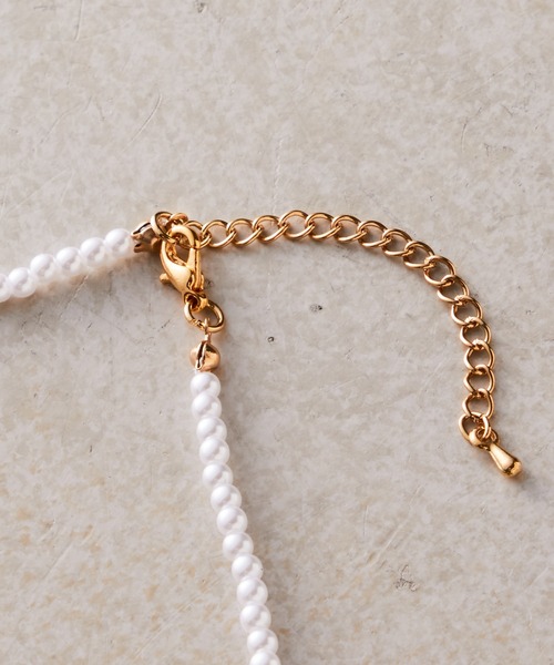 Chico(チコ)の「デザインチェーン+パールネックレスSET(ネックレス・レディース・シルバー/ゴールド・FREE)」の6枚目の写真