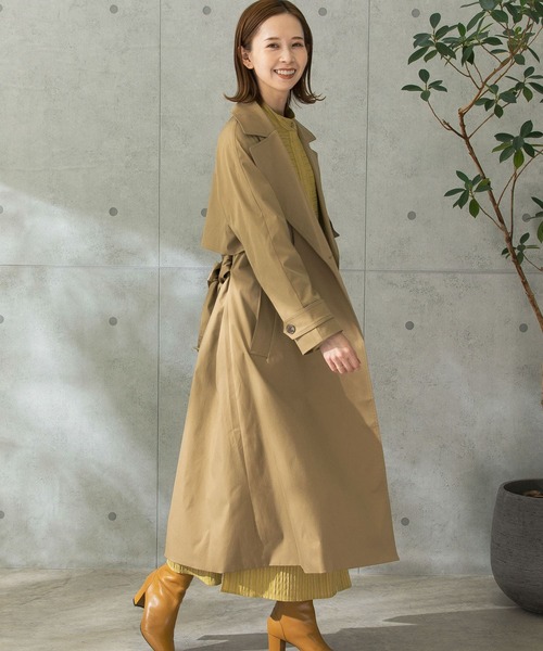 URBAN RESEARCH ROSSO（アーバンリサーチロッソ）の「オーバートレンチコート（トレンチコート・レディース・ベージュ/カーキ・38/36）」の11枚目の写真