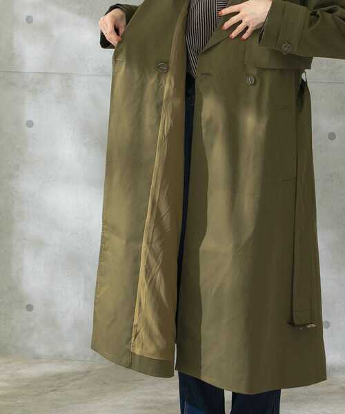 URBAN RESEARCH ROSSO（アーバンリサーチロッソ）の「オーバートレンチコート（トレンチコート・レディース・ベージュ/カーキ・38/36）」の22枚目の写真