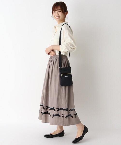 one'sterrace(ワンズテラス)の「anello GLミニショルダー(ショルダーバッグ・レディース・ブラック/ライトグレー・99)」の15枚目の写真