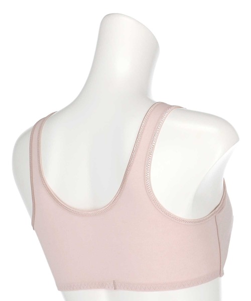 AMPHI（アンフィ）の「【ナイトアップブラ･眠っている間のバストをサポート】シンプル無地 LLサイズ(ノンワイヤーナイト用ブラ)（ナイトブラ・レディース・ネイビー/スモークグレー/スモークピンク/グレイッシュベージュ/ブラック/ターコイズブルー/ライトピンク・LL）」の11枚目の写真