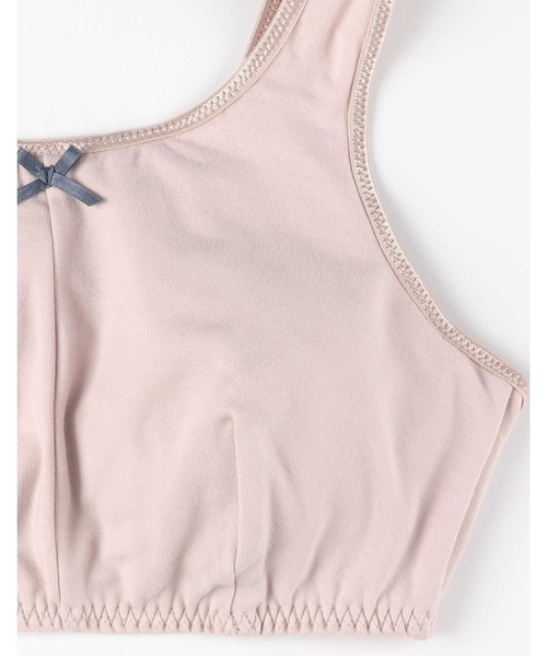 AMPHI（アンフィ）の「【ナイトアップブラ･眠っている間のバストをサポート】シンプル無地 LLサイズ(ノンワイヤーナイト用ブラ)（ナイトブラ・レディース・ネイビー/スモークグレー/スモークピンク/グレイッシュベージュ/ブラック/ターコイズブルー/ライトピンク・LL）」の13枚目の写真