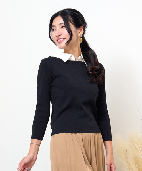 【セール】プレーンニット長袖トップス（ニット/セーター）｜ETERNITY SELECT（エタニティ セレクト）