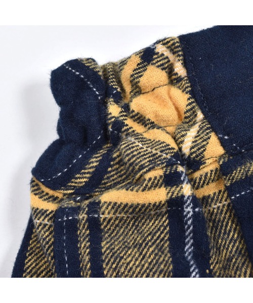 BeBe(ベベ)の「BeBe/【お揃い】コットンネルチェックプリーツキュロット(90~140cm)(その他パンツ・キッズ・イエロー系その他・120/110/90/140/100/130)」の9枚目の写真