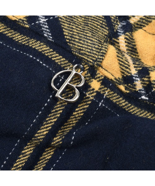 BeBe(ベベ)の「BeBe/【お揃い】コットンネルチェックプリーツキュロット(90~140cm)(その他パンツ・キッズ・イエロー系その他・120/110/90/140/100/130)」の4枚目の写真