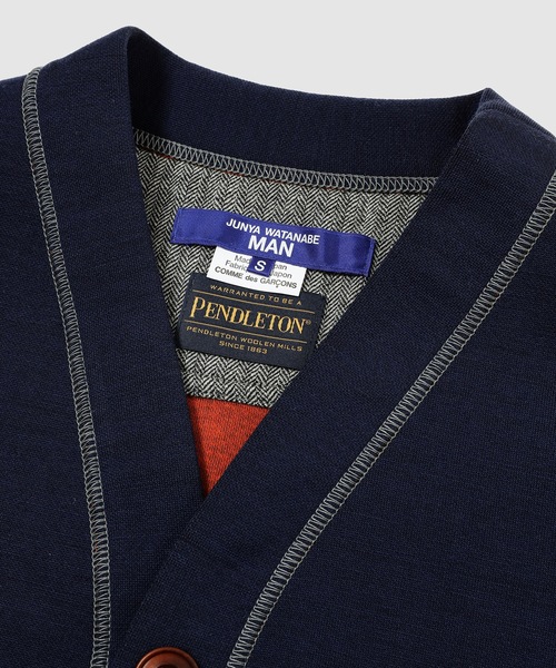 JUNYA WATANABE MAN(ジュンヤワタナベマン)の「PENDELTON Wネーム ネイティブパターン カーディガン(カーディガン/ボレロ・メンズ・ブルー系その他・S/M/L)」の3枚目の写真