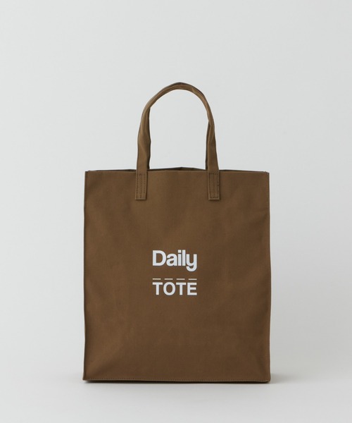 Daily russet(デイリー ラシット)の「【撥水キャンバス】アイコントートバッグ(M)(トートバッグ・レディース・ブラック/ベージュ/ブルー/グリーン/サーモンピンク/チャコール・FREE)」の4枚目の写真