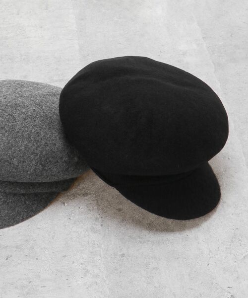 MAJESTIC LEGON（マジェスティックレゴン）の「クラシックキャスケット（キャスケット・レディース・ブラック/グレー・FREE）」の2枚目の写真