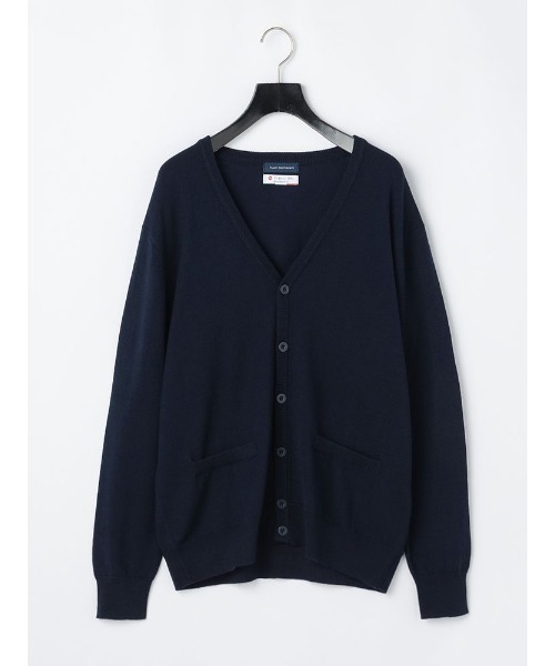 Perfect Suit FActory（パーフェクトスーツファクトリー）の「FILIVIVI　イタリー糸ニットカーディガン　ブラック/グレー/ベージュ/ブラウン/ダークブラウン/ネイビー（カーディガン/ボレロ・メンズ・ダークブラウン/ベージュ/ブラック/ブラウン/ネイビー/グレー・LL/M/L）」の6枚目の写真