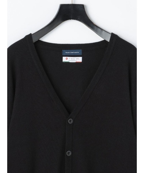 Perfect Suit FActory（パーフェクトスーツファクトリー）の「FILIVIVI　イタリー糸ニットカーディガン　ブラック/グレー/ベージュ/ブラウン/ダークブラウン/ネイビー（カーディガン/ボレロ・メンズ・ダークブラウン/ベージュ/ブラック/ブラウン/ネイビー/グレー・LL/M/L）」の14枚目の写真