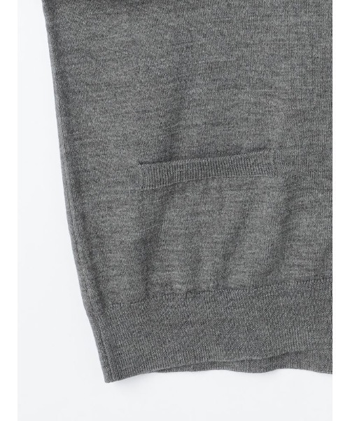 Perfect Suit FActory（パーフェクトスーツファクトリー）の「FILIVIVI　イタリー糸ニットカーディガン　ブラック/グレー/ベージュ/ブラウン/ダークブラウン/ネイビー（カーディガン/ボレロ・メンズ・ダークブラウン/ベージュ/ブラック/ブラウン/ネイビー/グレー・LL/M/L）」の21枚目の写真