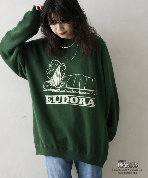 PEANUTS×SPORTS 別注 クルーネックスウェット PEANUTS（ピーナッツ）の「【PEANUTS×SPORTS WEAR by relume
