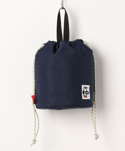 CHUMS(チャムス)の「CHUMS/チャムス Recycle Stand Round Pouch/リサイクルスタンドラウンドポーチ(ハンドバッグ・レディース・ブラック/ベージュ/パープル/レッド/ネイビー・ONE SIZE)」の4枚目の写真