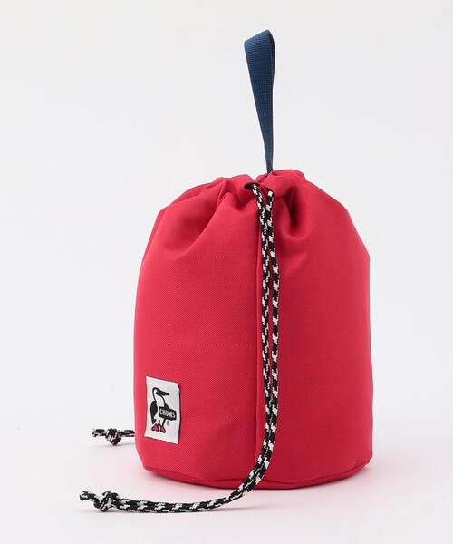 CHUMS(チャムス)の「CHUMS/チャムス Recycle Stand Round Pouch/リサイクルスタンドラウンドポーチ(ハンドバッグ・レディース・ブラック/ベージュ/パープル/レッド/ネイビー・ONE SIZE)」の7枚目の写真