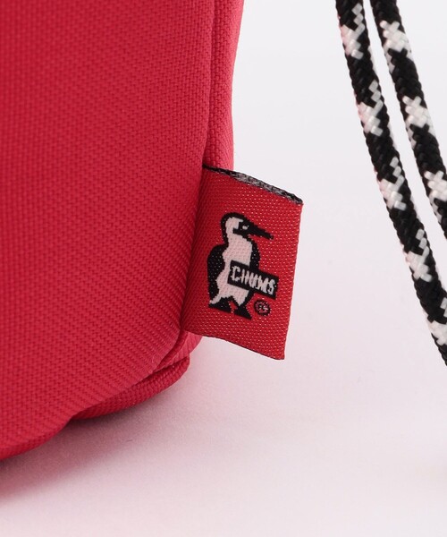 CHUMS(チャムス)の「CHUMS/チャムス Recycle Stand Round Pouch/リサイクルスタンドラウンドポーチ(ハンドバッグ・レディース・ブラック/ベージュ/パープル/レッド/ネイビー・ONE SIZE)」の9枚目の写真