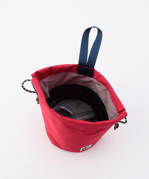 CHUMS(チャムス)の「CHUMS/チャムス Recycle Stand Round Pouch/リサイクルスタンドラウンドポーチ(ハンドバッグ・レディース・ブラック/ベージュ/パープル/レッド/ネイビー・ONE SIZE)」の11枚目の写真