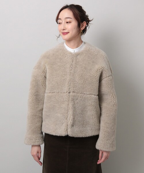 TICCA ティッカ ボア ショート アウター 00 UNTITLED（アンタイトル）の「◇【TICCA】ウールボアショート