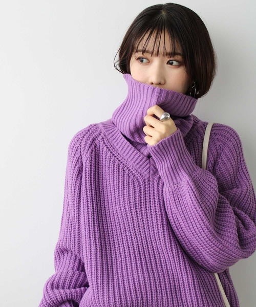 セール】ネックウォーマー付ニット（ニット/セーター）｜GeeRA（ジーラ