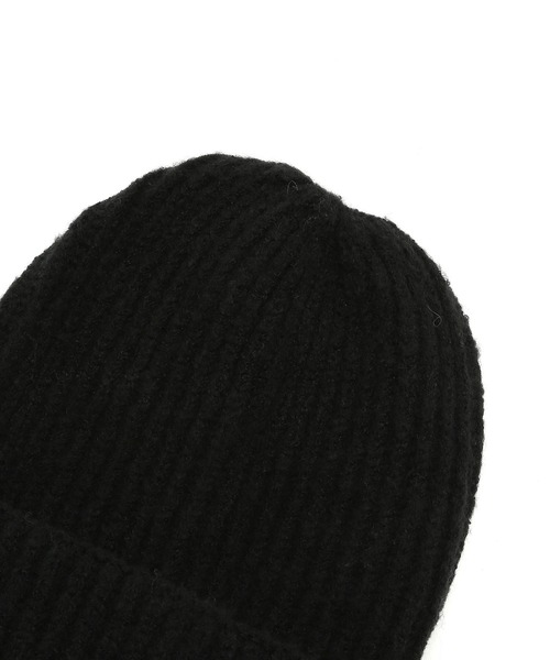 VIS(ビス)の「エアリータッチニットキャップ(ニットキャップ/ビーニー・レディース・ブラック/グレー/オフホワイト/イエロー・FREE)」の6枚目の写真