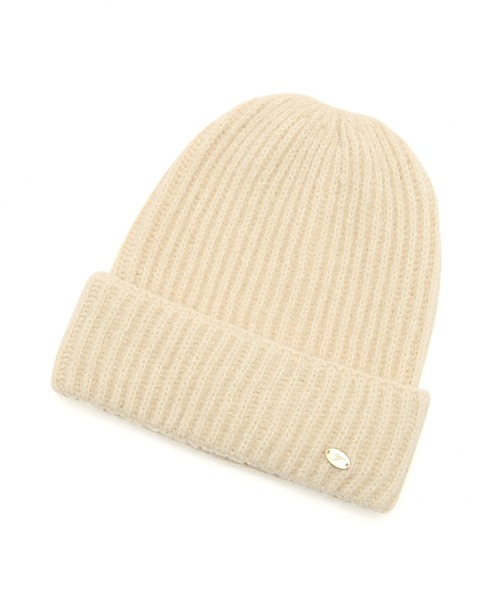 VIS(ビス)の「エアリータッチニットキャップ(ニットキャップ/ビーニー・レディース・ブラック/グレー/オフホワイト/イエロー・FREE)」の7枚目の写真