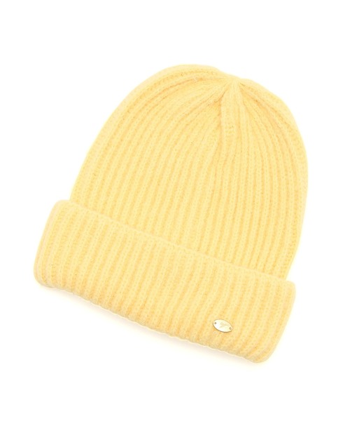 VIS(ビス)の「エアリータッチニットキャップ(ニットキャップ/ビーニー・レディース・ブラック/グレー/オフホワイト/イエロー・FREE)」の9枚目の写真