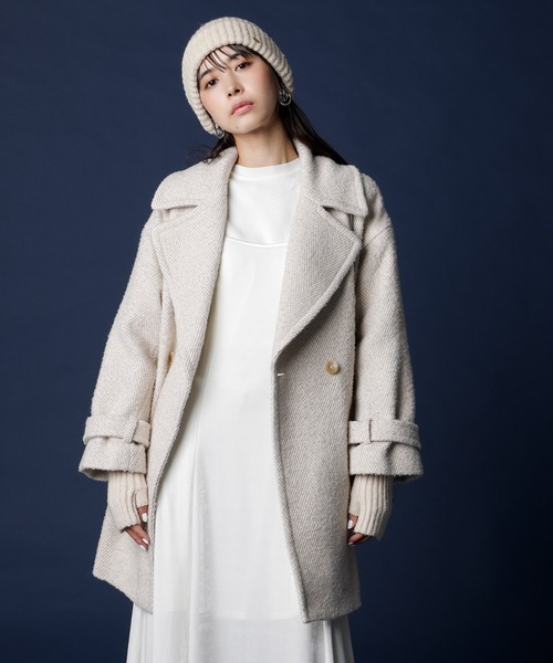 VIS(ビス)の「エアリータッチニットキャップ(ニットキャップ/ビーニー・レディース・ブラック/グレー/オフホワイト/イエロー・FREE)」の14枚目の写真