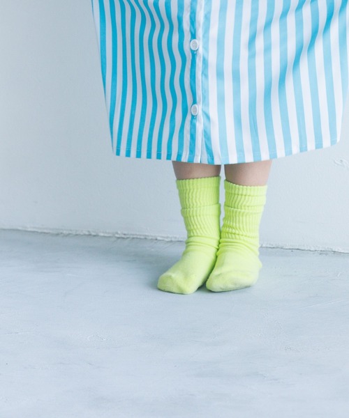 LOWRYS FARM（ローリーズファーム）の「カラーソックス　166651（ソックス/靴下・キッズ・パープル/イエロー/グリーン/ピンク/レッド/ブルー/その他1/イエロー系その他/パープル系その他/グリーン系その他/ブルー系その他/ブルー系その他2/ライム/パープル系その他2/ネイビー/オレンジ/エンジ/パープル系その他3/カーキ/マスタード/レッド系その他・MEDIUM/LARGE）」の14枚目の写真