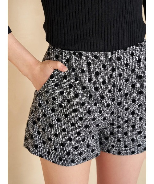 Darich(ダーリッチ)の「フロッキードットショートパンツ(その他パンツ・レディース・ブラウン/ブラック・S/M)」の18枚目の写真