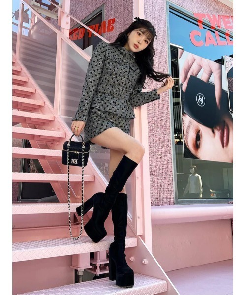 Darich(ダーリッチ)の「フロッキードットショートパンツ(その他パンツ・レディース・ブラウン/ブラック・S/M)」の20枚目の写真