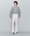6(ロク)の「<6(ROKU)>WAFFLE V NECK CARDIGAN/カーディガン