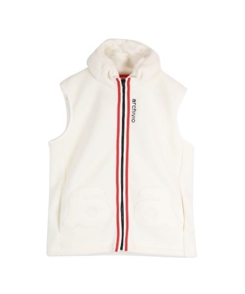 archivio レディース フリースベスト 新品タグ付き セール】<LADIES>アルチビオゴルフウェア フリース風ベスト（ベスト