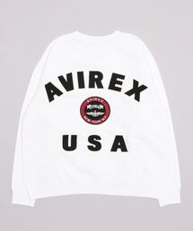AVIREX | 【Women's】VARSITY LOGO CREW NECK SWEAT / バーシティ ロゴ クルーネック スウェット / AVIREX / アヴィレックス(スウェット)