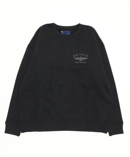 AVIREX(アヴィレックス)の「【Women's】VARSITY LOGO CREW NECK SWEAT / バーシティ ロゴ クルーネック スウェット / AVIREX / アヴィレックス(スウェット・レディース・ブラック/ホワイト/その他・F)」の8枚目の写真