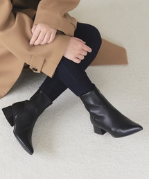 GRISE | TAEKO HIGASHIHARA×GRISE 3.5cmレザーポインテッドショートブーツ(ブーツ)