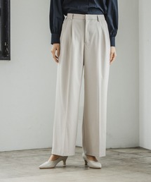 LEPSIM | サマ見え！ワイドストレートパンツ　162254(スーツパンツ)