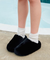 BLONDEY | フェイクファーボリュームサンダル(サンダル)