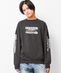 KANGOL KIDS（カンゴールキッズ）の「KANGOL 別注裏起毛袖ロゴトレーナー（スウェット）」