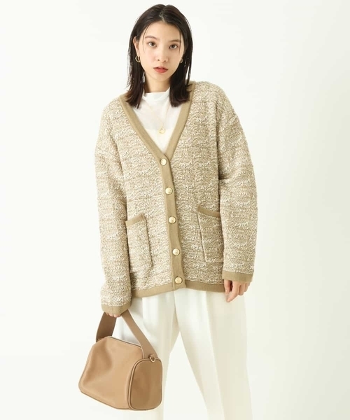 メ*7様 FOXEY ベージュ ツイード ジャケット ボレロ カーディガン ウー すべての商品 – ページ – FOXEY 公式オンラインブティック