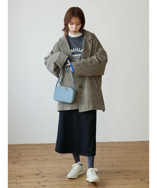 Green Parks(グリーンパークス)の「・ブークレショートアームウォーマー(アームカバー・レディース・ブラック/グレイッシュベージュ/ブルー/アイボリー・FREE)」の7枚目の写真