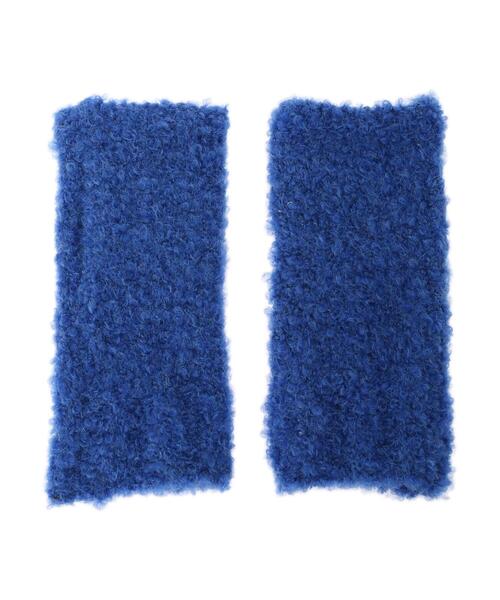 Green Parks(グリーンパークス)の「・ブークレショートアームウォーマー(アームカバー・レディース・ブラック/グレイッシュベージュ/ブルー/アイボリー・FREE)」の14枚目の写真