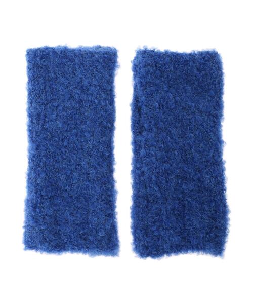 Green Parks(グリーンパークス)の「・ブークレショートアームウォーマー(アームカバー・レディース・ブラック/グレイッシュベージュ/ブルー/アイボリー・FREE)」の10枚目の写真